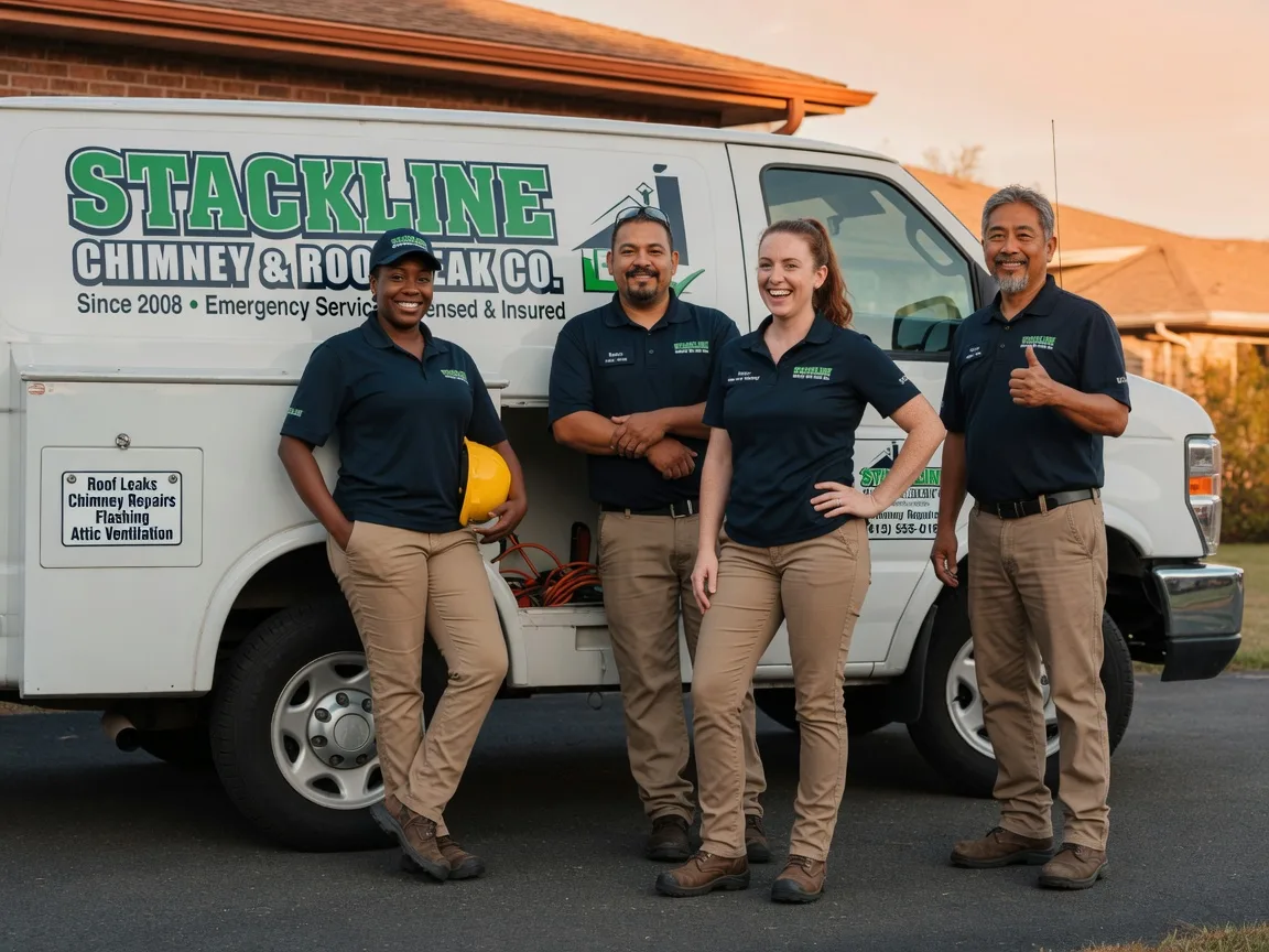 Chimney flashing repair company in Clarklake, MI